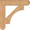 Ekena Millwork Westlake Craftsman Smooth Bracket, Western Red Cedar, 5 1/2"W x 32"D x 32"H BKT06X32X32WTL04SWR - alternate 2